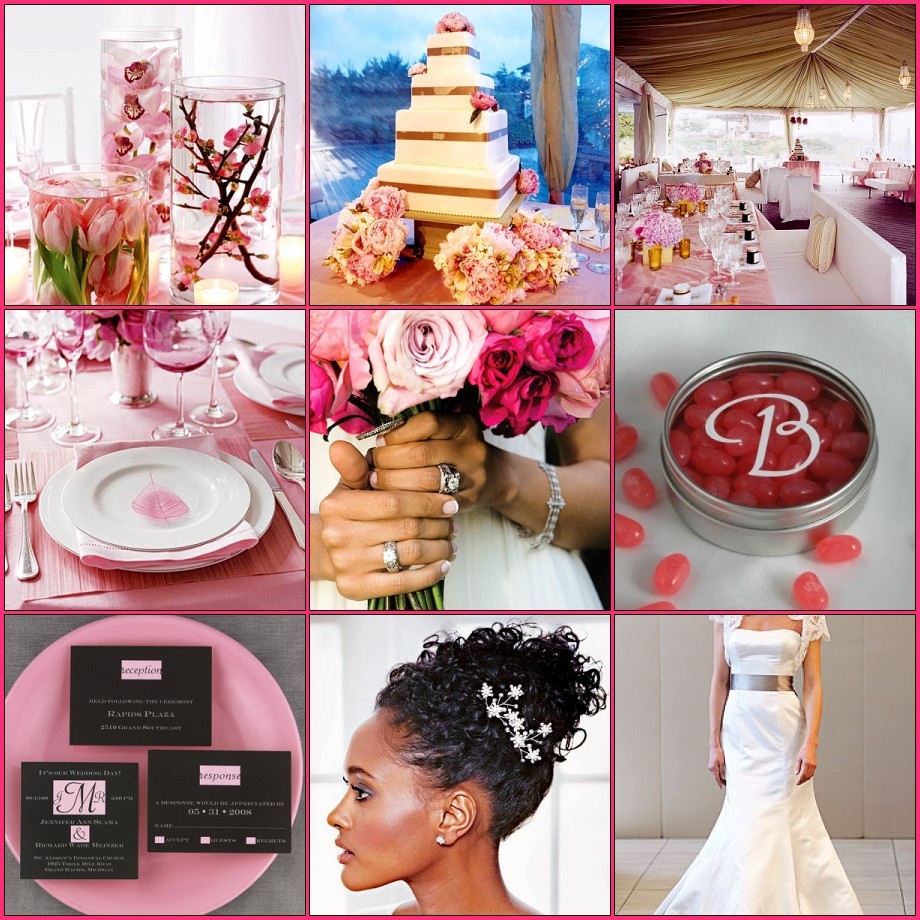 Pink and Rose pink Inspiration Board