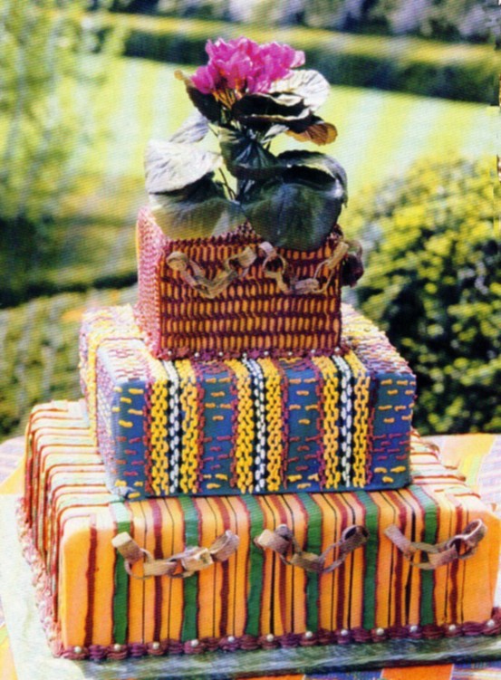 Ghanaian Traditional Wedding Cakes