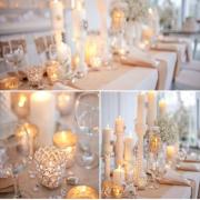 Crystal Votive Candle Centerpiece