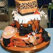 African Safari Wedding Cake