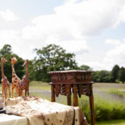 Elephant Safari Wedding Cake