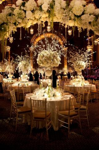 Spectacular Ivory Candlelight Wedding Reception Vibrantbride Com